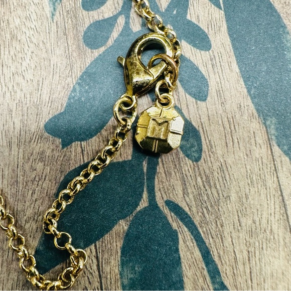 Monet Gold Red Bead‎ Station Tassel Necklace B4 - Picture 3 of 3